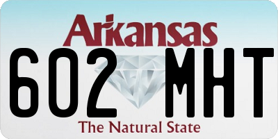 AR license plate 602MHT