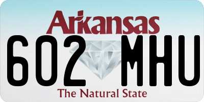 AR license plate 602MHU