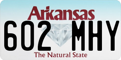AR license plate 602MHY