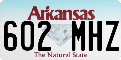 AR license plate 602MHZ