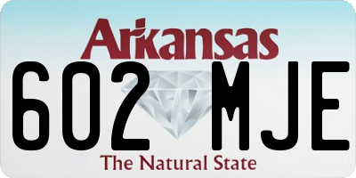 AR license plate 602MJE