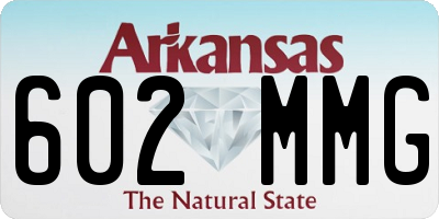 AR license plate 602MMG