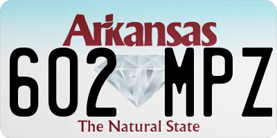 AR license plate 602MPZ
