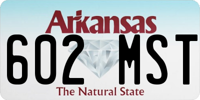 AR license plate 602MST