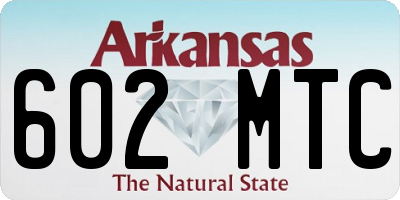 AR license plate 602MTC