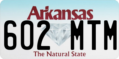 AR license plate 602MTM