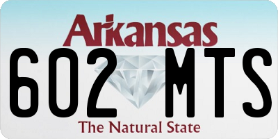 AR license plate 602MTS