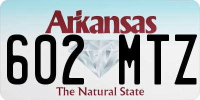 AR license plate 602MTZ