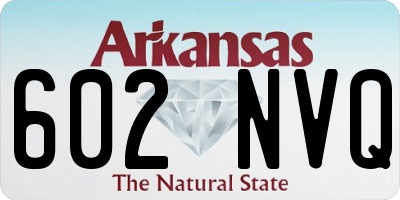 AR license plate 602NVQ