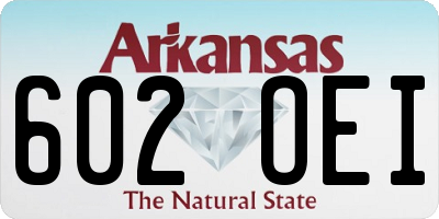 AR license plate 602OEI