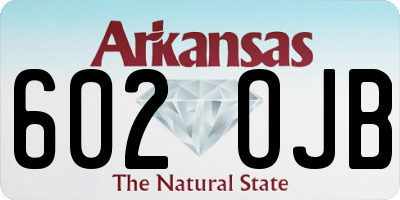 AR license plate 602OJB