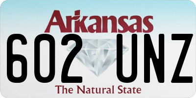AR license plate 602UNZ