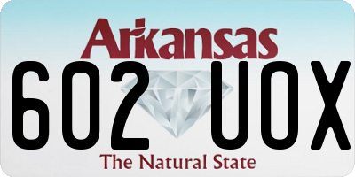 AR license plate 602UOX