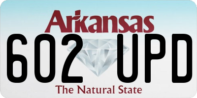 AR license plate 602UPD