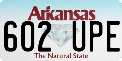 AR license plate 602UPE