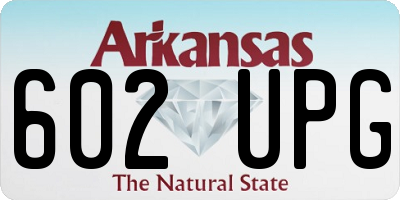AR license plate 602UPG