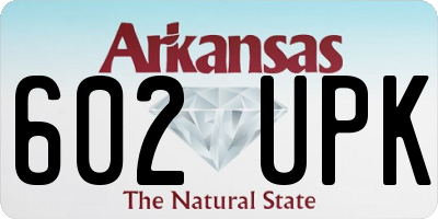AR license plate 602UPK