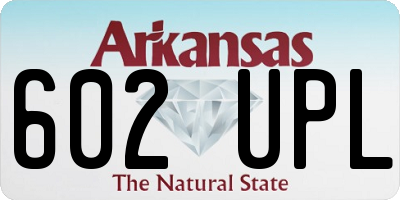 AR license plate 602UPL