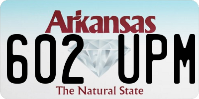 AR license plate 602UPM