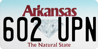 AR license plate 602UPN