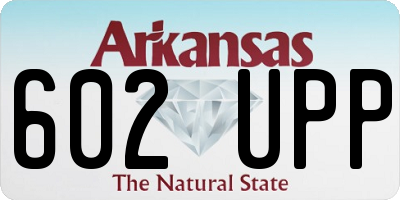 AR license plate 602UPP