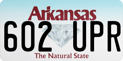 AR license plate 602UPR