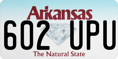 AR license plate 602UPU
