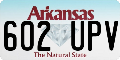 AR license plate 602UPV