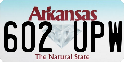 AR license plate 602UPW