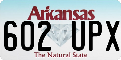 AR license plate 602UPX