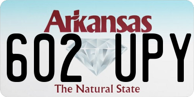 AR license plate 602UPY