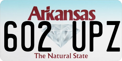 AR license plate 602UPZ