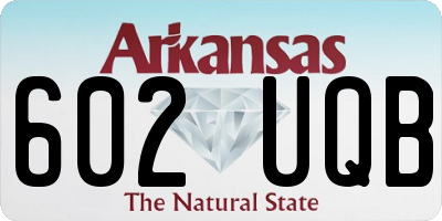 AR license plate 602UQB