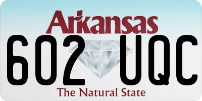 AR license plate 602UQC