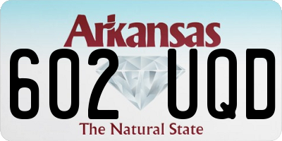 AR license plate 602UQD
