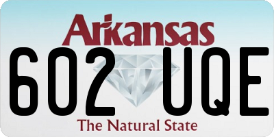 AR license plate 602UQE