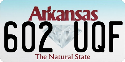 AR license plate 602UQF