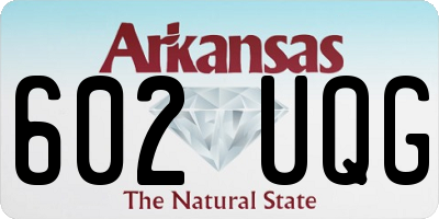 AR license plate 602UQG