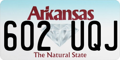 AR license plate 602UQJ