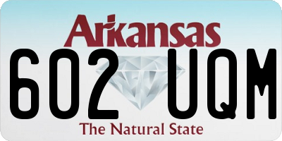 AR license plate 602UQM