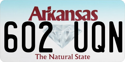 AR license plate 602UQN