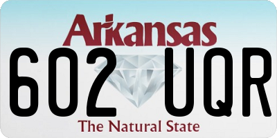 AR license plate 602UQR