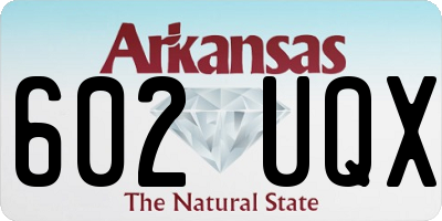 AR license plate 602UQX