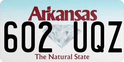 AR license plate 602UQZ