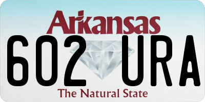 AR license plate 602URA