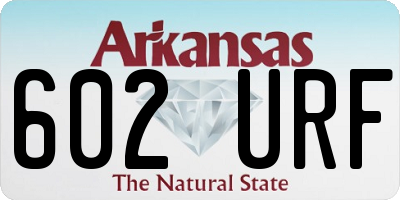 AR license plate 602URF
