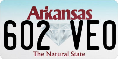 AR license plate 602VEO