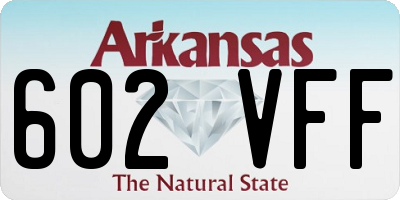 AR license plate 602VFF