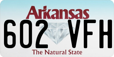AR license plate 602VFH