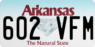 AR license plate 602VFM